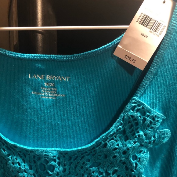((Brand New)) Lane Bryant - Blue Knit Tank - Picture 2 of 2